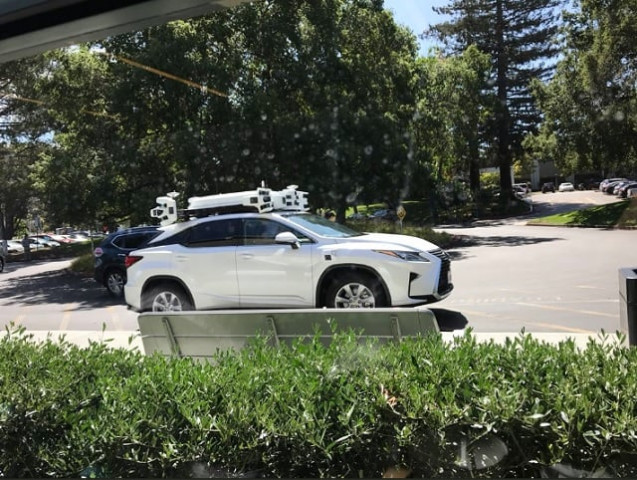 various users have spotted what could be apple 039 s autonomous vehicle photo twitter various users have spotted what could be apple 039 s autonomous vehicle photo twitter