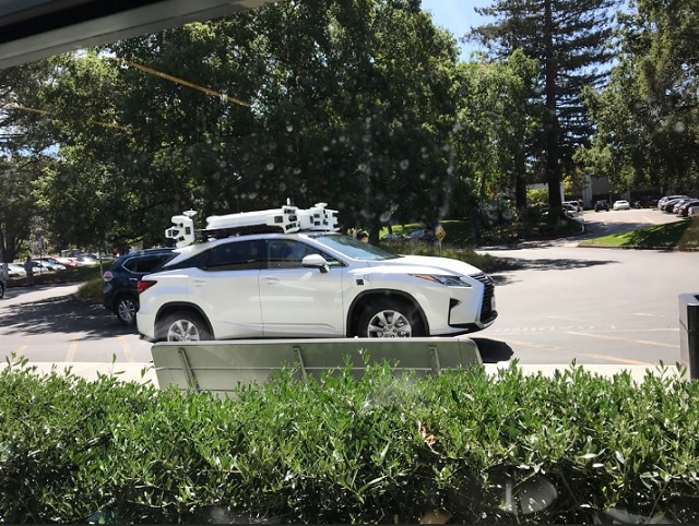 this is what apple s self driving car looks like
