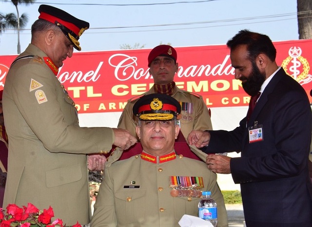 coas appoints surgeon general of pakistan army lt gen zahid hamid as colonel commandant of army medical corps photo ispr