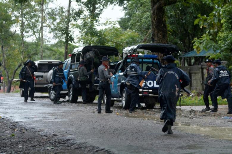 myanmar police photo reuters