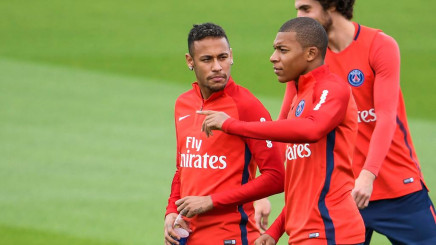 neymar has said he wants to help mbappe the way messi helped him photo afp