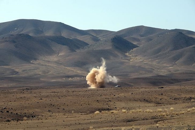 representative image dust rises from the site of a rocket strike at a range where afghan troops practiced coordinating air strikes during an exercise outside kabul afghanistan october 18 2016 photo reuters josh smith