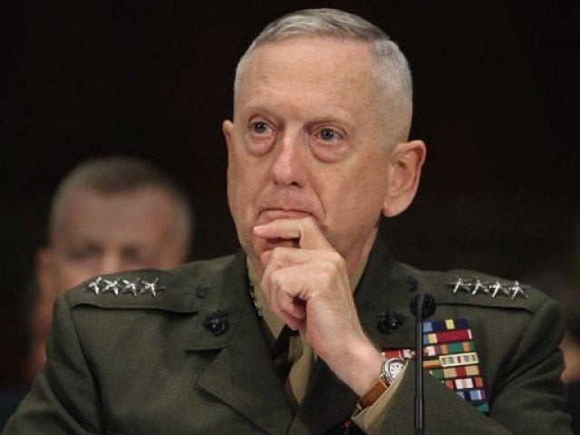 defence secretary jim mattis photo afp defence secretary jim mattis photo afp