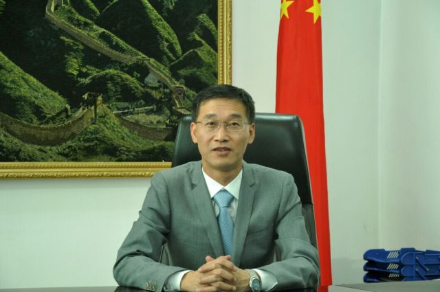 chinese ambassador to pakistan yao jing photo file