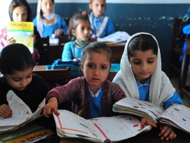 a number of schools in the province do not have adequate basic facilities like electricity and clean drinking water photo afp