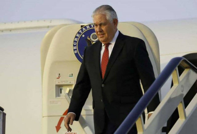 us secretary of state rex tillerson is set to arrive in islamabad on his maiden visit later this month photo reuters us secretary of state rex tillerson is set to arrive in islamabad on his maiden visit later this month photo reuters