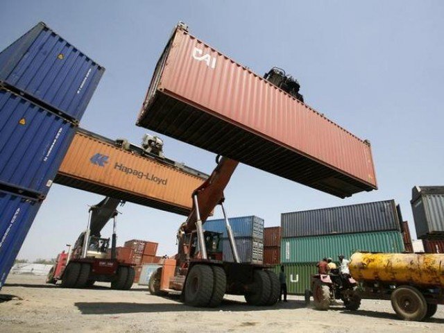 mobile cranes prepare to stack containers port photo reuters