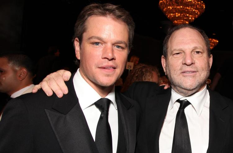 i knew harvey weinstein was a womaniser matt damon