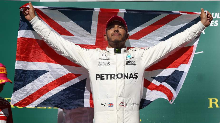 hamilton pulled ahead of the chasing back once problems started surfacing for ferrari and vettel photo afp