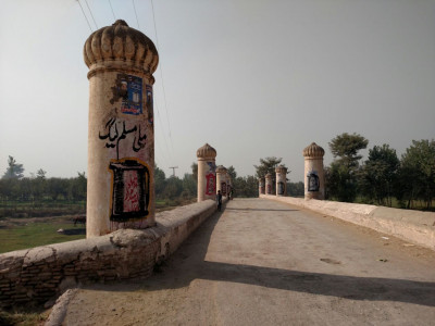 na 4 elections by poll defaces peshawar s historic bara river bridge