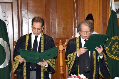 justice ejaz afzal khan takes oath as acting cjp justice ejaz afzal khan takes oath as acting cjp