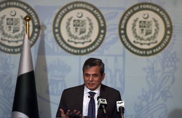 foreign office spokesperson nafeez zakaria photo file