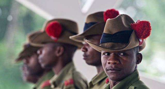 tanzanian police photo by daniel hayduk afp