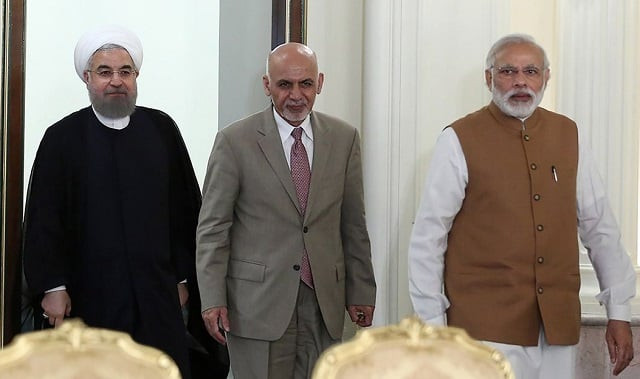 india iran and afghanistan signed a three way transit accord worth 500 million to develop the chabahar port in 2016 photo afp file india iran and afghanistan signed a three way transit accord worth 500 million to develop the chabahar port in 2016 photo afp file