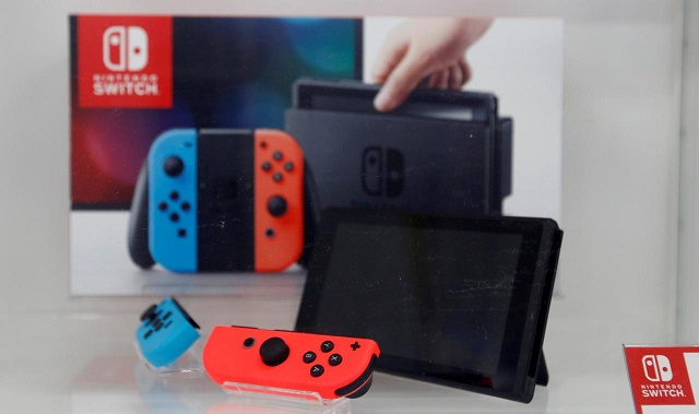 a nintendo switch game console is displayed at an electronics store in tokyo japan march 3 2017 photo reuters