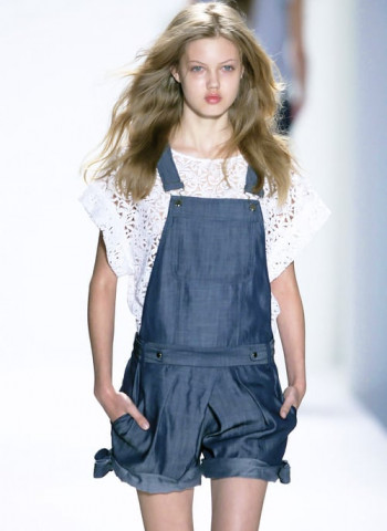 baby faced model photo file