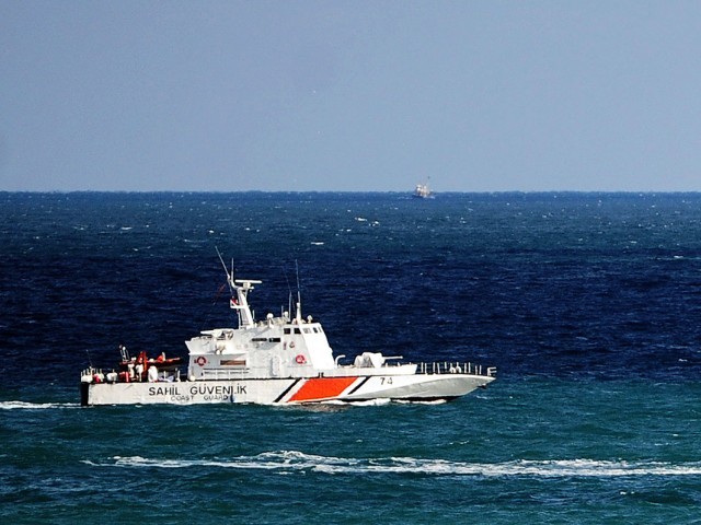 the coastguard said a submarine was also requested to help search for the missing crew photo afp