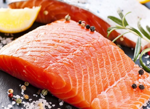 eating fish during pregnancy may cut the risk of asthma in newborns