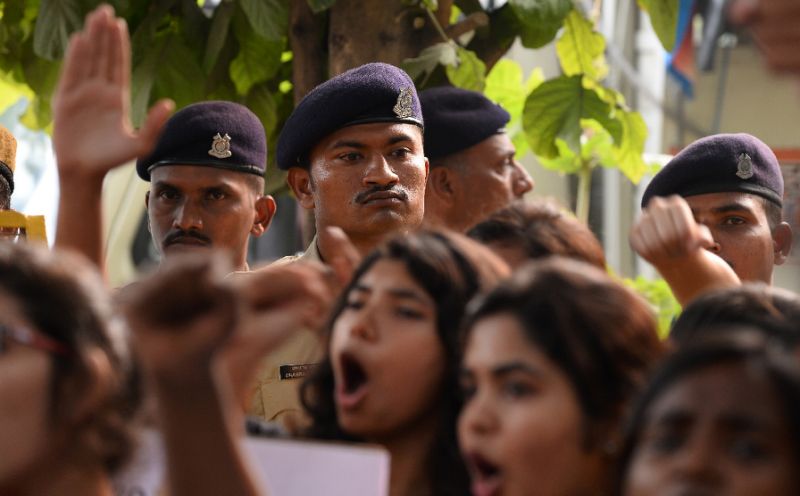 there has been anger in india about high numbers of attacks against women photo afp