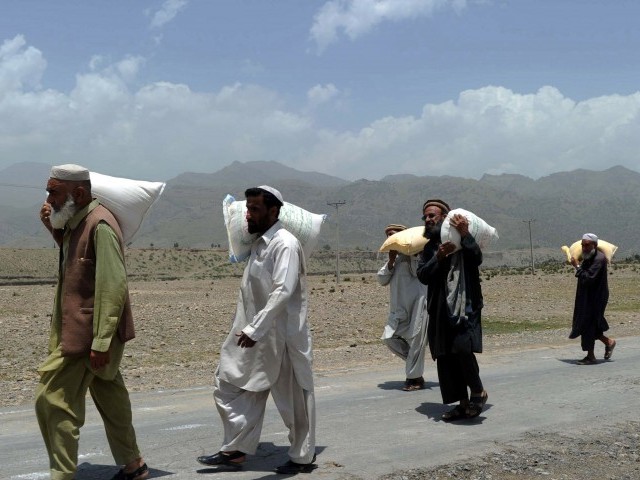 file photo workers in fata photo afp