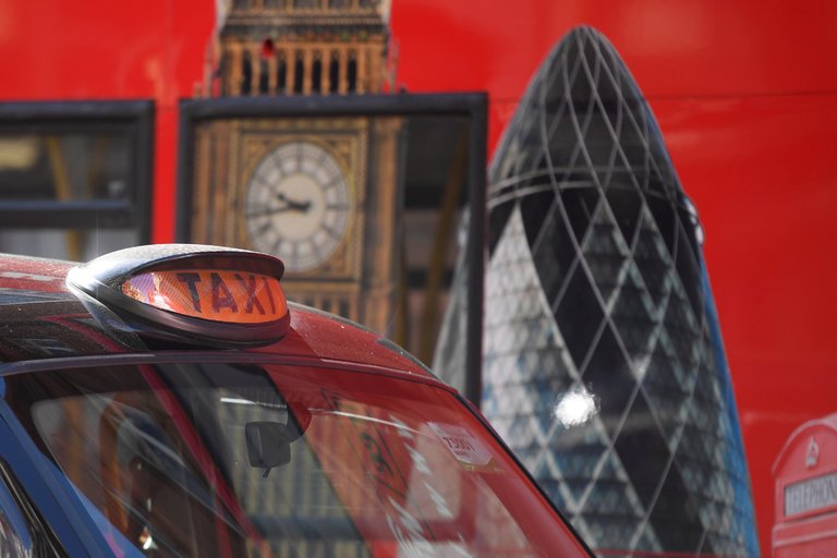 a cab in central london photo reuters