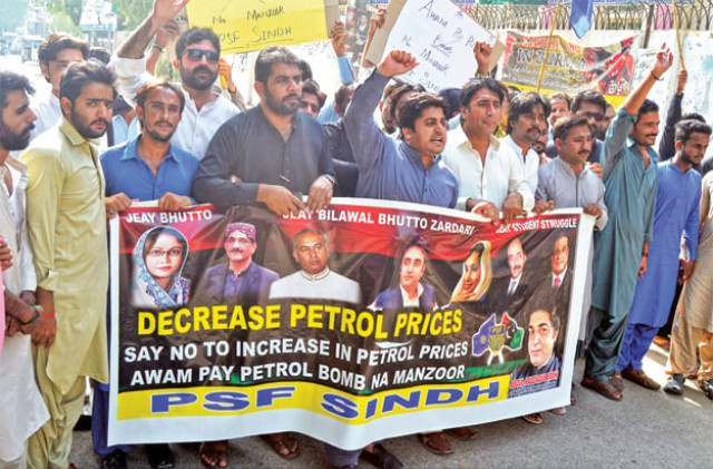activists in hyderabad hold protest against the increase in petroleum prices photo inp