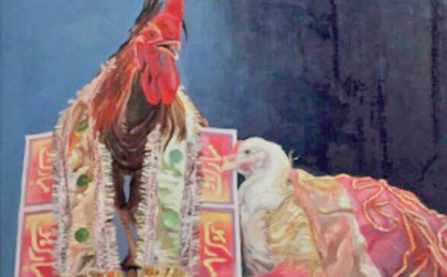 subjective realities pu newbies break in with artwork at the shakir ali museum