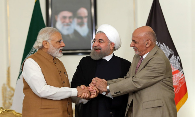 india afghanistan and iran signed a major trade deal photo afp