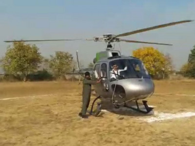 k p cm pervez khattak uses official chopper to attend wedding in mansehra