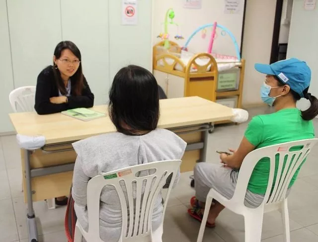 pregnant domestic workers speak with social worker jessica chow at pathfinders a hong kong charity that supports pregnant foreign maids who face employment issues like pregnancy discrimination abuse and labour exploitation as well as homelessness mental health problems and immigration issues 30 october 2017 in tai kok tsui hong kong china photo reuters pregnant domestic workers speak with social worker jessica chow at pathfinders a hong kong charity that supports pregnant foreign maids who face employment issues like pregnancy discrimination abuse and labour exploitation as well as homelessness mental health problems and immigration issues 30 october 2017 in tai kok tsui hong kong china photo reuters