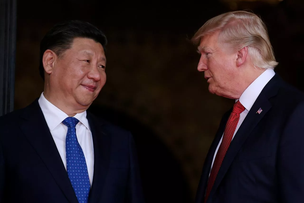 us president donald trump welcomes chinese president xi jinping at mar a lago state in palm beach florida us photo reuters us president donald trump welcomes chinese president xi jinping at mar a lago state in palm beach florida us photo reuters