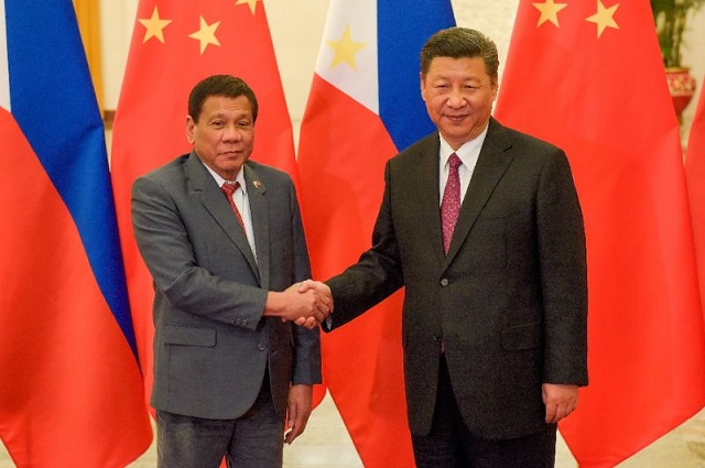 the philippines under president rodrigo duterte has chosen to build closer ties in return for billions of dollars in investments and aid from president xi jinping 039 s china photo afp