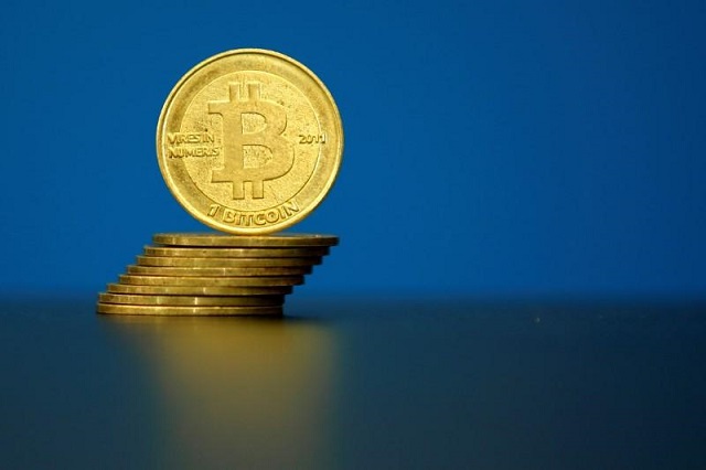 file photo bitcoin virtual currency coins are seen in an illustration picture taken at la maison du bitcoin in paris france may 27 2015 photo reuters