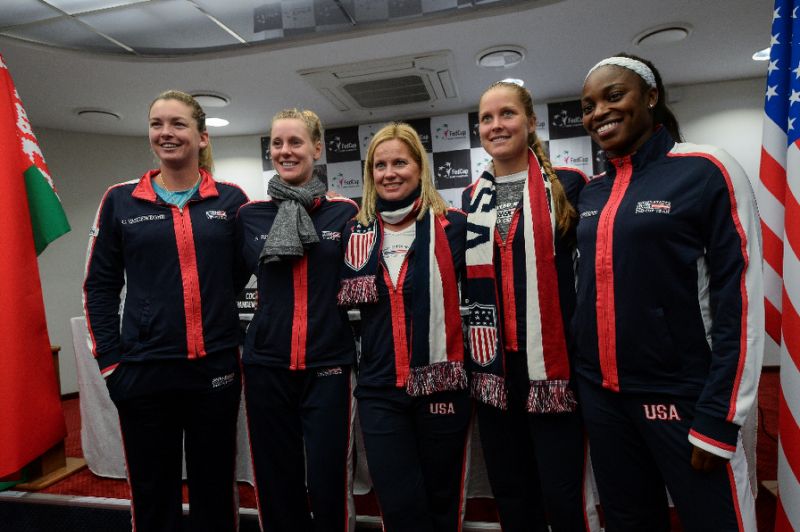 complete faith american team captain kathy rinaldi says she believes in her team 039 s prospects in the final against belarus photo afp