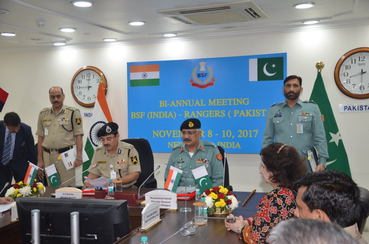 bi annual meeting between pakistan rangers and india 039 s bsf ends in new delhi on friday photo ispr