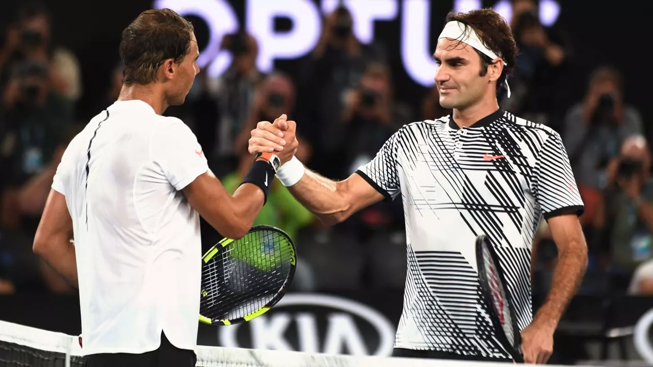 mouth watering encounter the two all time greats nadal and federer get star billing in london after each won two grand slams and locked down the top two rankings spots photo afp