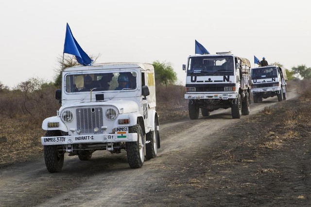 unmiss has around 16 000 troops deployed in south sudan which has been at war since december 2013 photo un