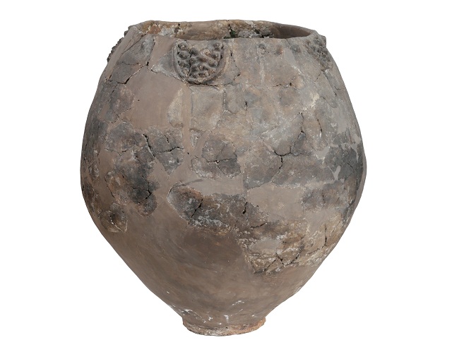 a neolithic jar from khramis didi gora georgia pottery fragments from 8 000 year old jars unearthed near the georgian capital tbilisi are the earliest evidence of wine making in the near east bringing the tradition back almost 1 000 years earlier than thought researchers said on november 13 2017 photo afp