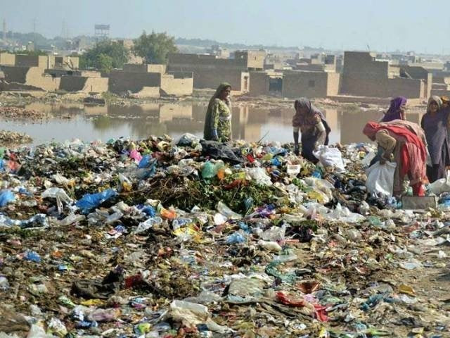 garbage dump due to non functioning of sewage treatment plants untreated municipal and industrial sewage is dumped in the indus river and phuleli canal causing hazardous pollution photo file garbage dump due to non functioning of sewage treatment plants untreated municipal and industrial sewage is dumped in the indus river and phuleli canal causing hazardous pollution photo file