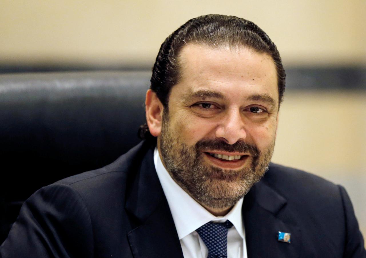 lebanon 039 s prime minister saad al hariri presides a cabinet meeting at the governmental palace in beirut photo reuters