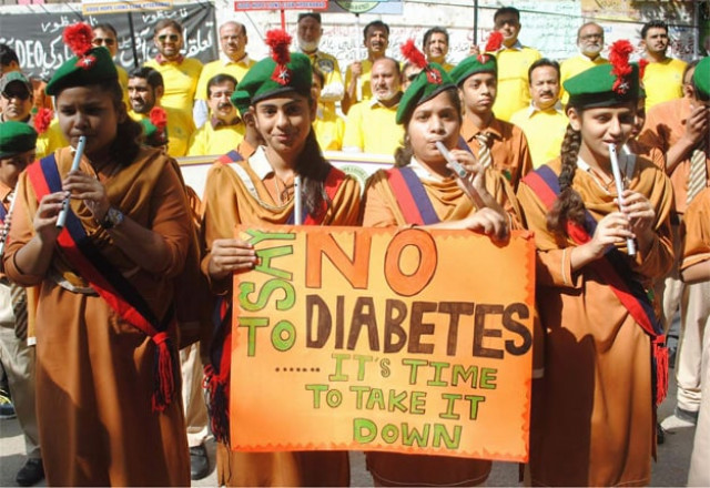 girls in hyderabad holding placard to create awareness about diabetes on world diabetes day photo ppi girls in hyderabad holding placard to create awareness about diabetes on world diabetes day photo ppi