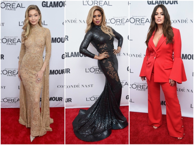 red carpet roundup best dressed at glamour woman of the year awards 2017