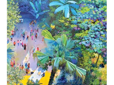 colours on canvas harbinger spring