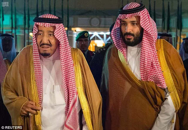 king salman of saudi arabia left is planning to step down next week and name his son prince mohammed bin salman right as his successor photo reuters file king salman of saudi arabia left is planning to step down next week and name his son prince mohammed bin salman right as his successor photo reuters file