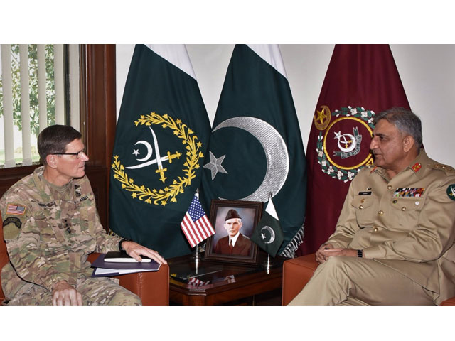 us centcom commander general joseph l votel calls on gen qamar bajwa in rawalpindi photo ispr