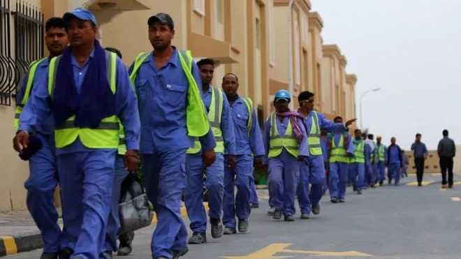 migrants working in construction for the world cup are often reported to face harsh conditions photo afp migrants working in construction for the world cup are often reported to face harsh conditions photo afp