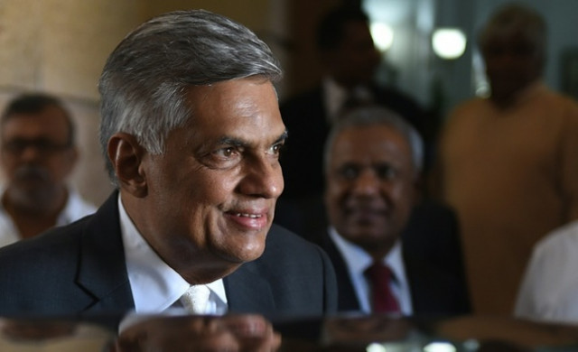 sri lanka 039 s prime minister ranil wickremesinghe photo afp sri lanka 039 s prime minister ranil wickremesinghe photo afp