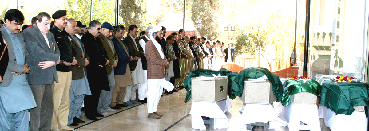 funeral prayers of balochistan terror victims photo naseem james express