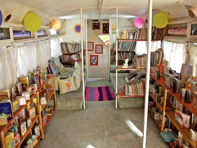 pakistan reading project running a mobile bus library programme for the last two years photo file pakistan reading project running a mobile bus library programme for the last two years photo file