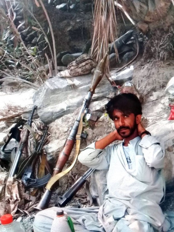 a file photo of blf commander younas taukali photo ispr a file photo of blf commander younas taukali photo ispr